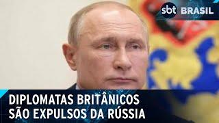 Rússia expulsa diplomatas britânicos acusados de espionagem | SBT Brasil (13/09/24)