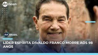Divaldo Pereira Franco, líder espírita, morre aos 98 anos | SBT Brasil (14/05/25)