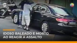 Idoso é morto após reagir entrar em luta corporal com assaltante | #SBTManhã
