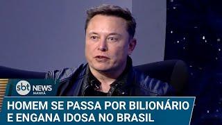 Golpista se passa por Elon Musk e dá golpe de R$ 150 mil em idosa | #SBTNews Manhã (05/02/25)