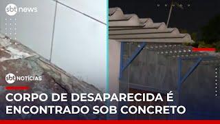 Corpo de mulher é encontrado concretado no ABC Paulista | #SBTNotícias