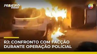 Ação com mil policiais contra facção criminosa tem confronto em São Gonçalo (RJ) | #PrimeiroImpacto