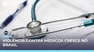 Brasil bate recorde de casos de violência contra médicos em 2024 | SBT Brasil (02/06/25)