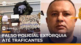 Falso policial é preso por extorquir comerciantes e traficantes na Grande SP | #SBTManhã