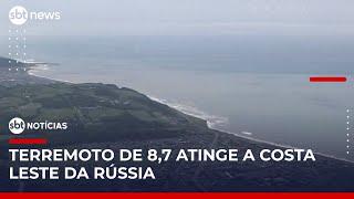 Terremoto atinge a Rússia e provoca alerta de tsunami no Japão e Havaí | #SBNoticias