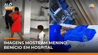 Novas imagens mostram menino andando em hospital antes de morte por adrenalina na veia | #AloVoce