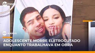 Jovem de 17 anos morre eletrocutado durante trabalho em obra | #SBTManhã
