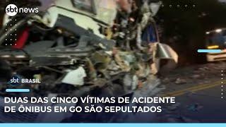 Duas vítimas do acidente de ônibus com alunos da Federal do Pará são sepultados | #SBTBrasil 