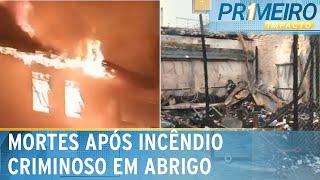 Quatro morrem após incêndio criminoso em casa de repouso | Primeiro Impacto (10/03/25)