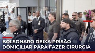 Bolsonaro passa por procedimento na pele em Brasília | #SBTNotícias