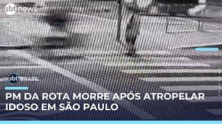 Policial militar morre após atropelar idoso em São Paulo  | #SBTBrasil