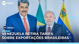 Venezuela culpa erro técnico e suspende tarifa sobre produtos do Brasil | #SBTBrasil