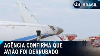 Sistema de defesa aérea russo causou queda de avião no Cazaquistão | SBT Brasil (26/12/2024)