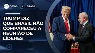 Trump diz que Brasil foi convidado a encontro de líderes latinos, mas não compareceu