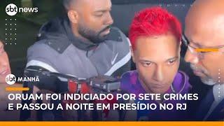 Oruam passa a noite no Presídio de Benfica após confusão com policiais  | #SBTManhã