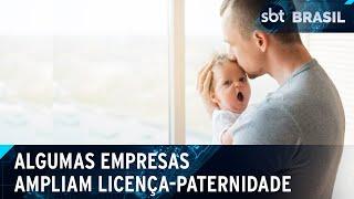 Licença-paternidade ainda não é regulamento no país | SBT Brasil (10/08/24)