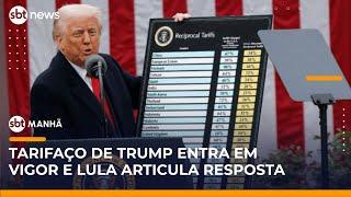 ▶️ SBT Manhã AO VIVO | Tarifaço de Trump entra em vigor; Lula articula resposta internacional aos EUA