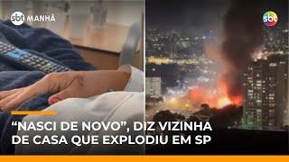 Explosão em SP: vítima relata sobrevivência e polícia investiga fabricação clandestina | #SBTManha