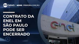 Aneel analisa possível fim do contrato da Enel em SP | #NewsPrimeiraEdição