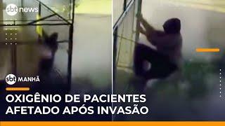 Ladrões invadem unidade de saúde para furtar fios e crime afeta oxigênio de pacientes | #SBTManhã