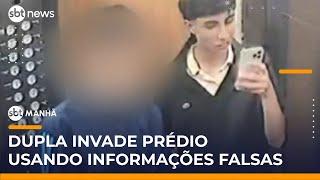 Dupla invade condomínio e furta apartamento na zona leste de SP | #SBTManhã