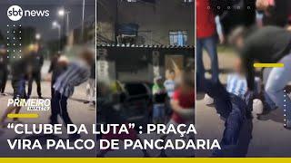 “Clube da luta” clandestino atrai jovens para pancadaria em praça de Osasco (SP) | #PrimeiroImpacto