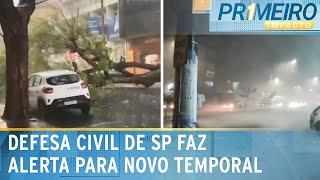 Defesa Civil de SP alerta para chuvas e ventos intensos na sexta (18) | Primeiro Impacto (17/10/24)