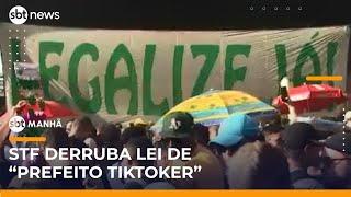 STF forma maioria para derrubar lei que proíbe Marcha da Maconha em Sorocaba (SP) | #SBTManhã