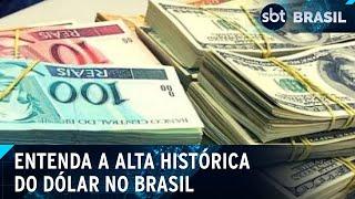 Dólar vai parar de subir? Entenda a alta da moeda e quando ela deve baixar | SBT Brasil (17/12/24)