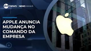Apple terá troca de CEO após 15 anos de Tim Cook | #NewsManhã
