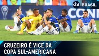 Cruzeiro derrapa e perde título da copa Sul-Americana | SBT Brasil (23/11/24)