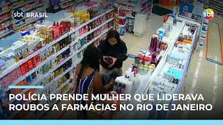 Suspeita de liderar roubos a farmácias é presa no Rio; prejuízo chega a R$ 3 milhões