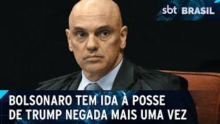 Moraes rejeita novo pedido de devolução de passaporte de Bolsonaro | SBT Brasil (17/01/25)