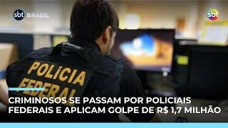 Advogada perde R$ 1,7 milhão em golpe aplicado por falsos policiais federais | #SBTBrasil