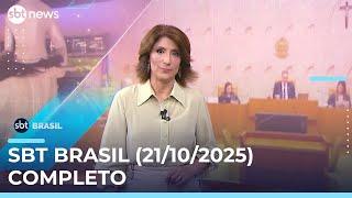 Assista à íntegra do SBT Brasil desta terça-feira (21/10/2025) | #SBTBrasil