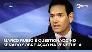 Marco Rubio é questionado no Senado dos EUA sobre sucessão de Maduro | #JornaldoSBTNews  Editar