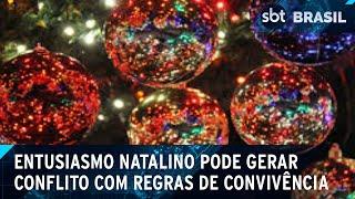 Decorações de Natal geram polêmicas e exigem atenção às regras | SBT Brasil (21/12/24)