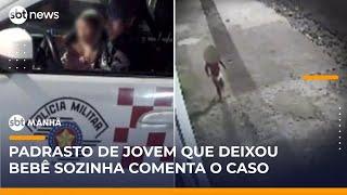 “Abalados”, diz padrasto de jovem que deixou bebê para ir a baile funk | #SBTManha