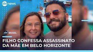 Filho de professora encontrada morta em BH é preso e confessa assassinato | #SBTBrasil