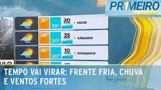 Bairro de Itaquera fica alagado durante temporal; veja previsão | Primeiro Impacto (03/01/25)