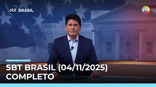 Assista à íntegra do SBT Brasil deste terça-feira (04/11/2025) | #SBTBrasil