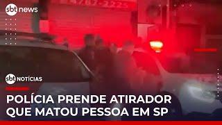 Rixa pessoal: suspeito é preso após matar homem em estúdio de tatuagem em SP | #SBTNoticias