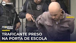 Traficante é preso vendendo drogas na porta de escola no ABC Paulista | #PrimeiroImpacto