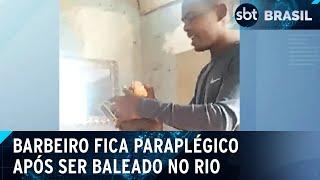 Barbeiro baleado em operação policial no Rio  fica paraplégico | SBT Brasil (06/01/25)