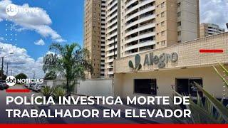 Trabalhador morre durante manutenção de elevador no Distrito Federal | #SBTNoticias