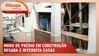 Moradores de casas atingidas por muro lutam para construtora reformá-las | Chega Mais (21/10/24)