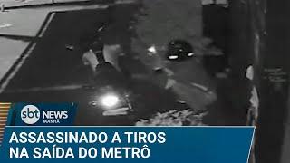 Homem é executado com quatro tiros na saída do metrô no DF | #SBTNews Manhã (20/03/25)