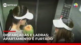 Mulheres usam disfarce e furtam apartamento de luxo em Fortaleza | #SBTNotícias