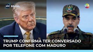 Trump confirma conversa por telefone com Maduro e tentativa de saída diplomática 