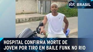 Jovem baleado por traficante em baile funk tem morte cerebral confirmada | SBT Brasil (03/01/25)